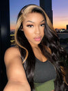 Bold Color Collection Straight Lace Front Wig 100% Human Hair